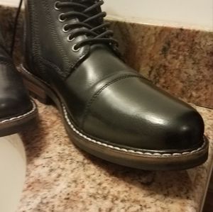 Mens Fashion Wing Tip Boots